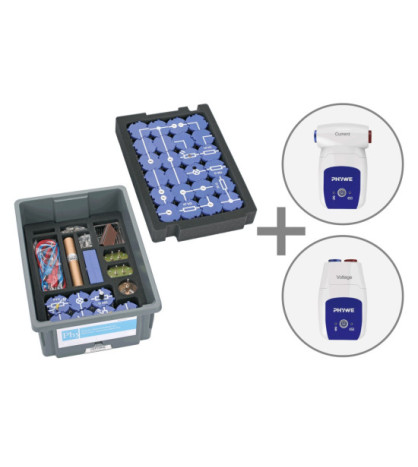 Elektrina / Elektronika 1 - PHYWE TESS s prepájacími blokmi a AR, pokročilá súprava