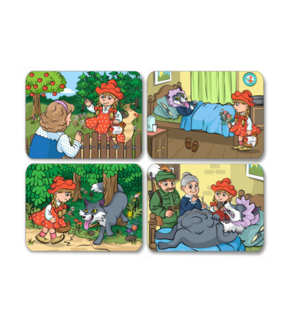 Červená čiapočka, magnetické obrázky