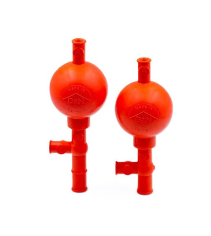 Balónik pipetovací STANDARD červený gumový