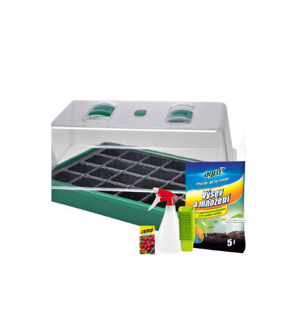 Sada kompaktného skleníka na okno