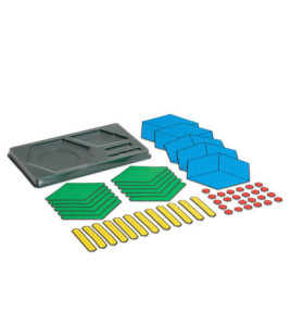 Magnetická desiatková sústava, v plastovom zásobníku