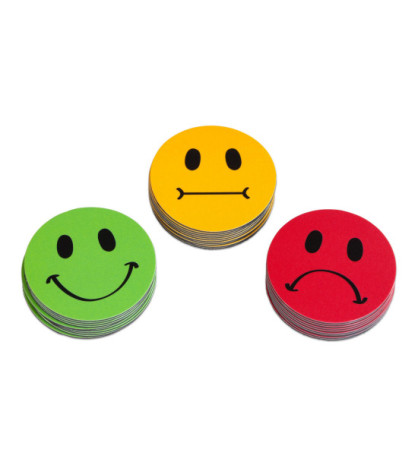 Magnetky - Smajlíky, 30 ks