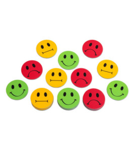 Magnetky - Smajlíky, 30 ks