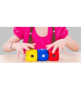 Penové kocky 5cm, 3ks