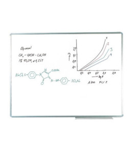 Tabuľa keramická, magnetická, biela 240x120 cm