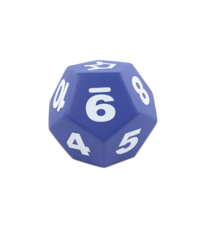 Číslovaná kocka - modrá, 20cm