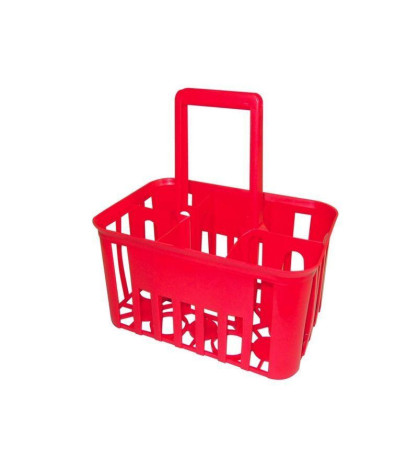 Nosič na flaše, 6 miest, HDPE