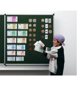 Veľká magnetická sada Euro peňazí