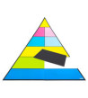 Potravinová pyramída - Magnetická podložka