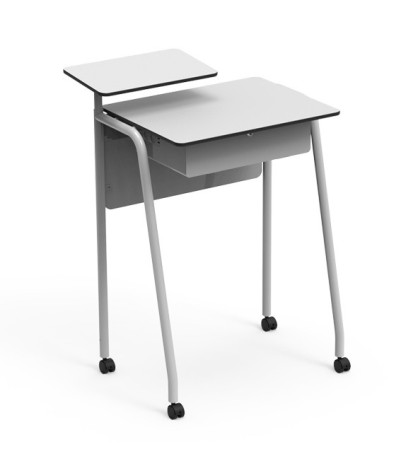 Učiteľský VYSOKÝ kolaboratívny stôl na prácu v stoji, výška 102,5 cm