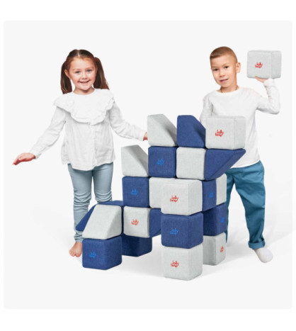 Magnetická stavebnica JollyHeap Mini set 24 blokov