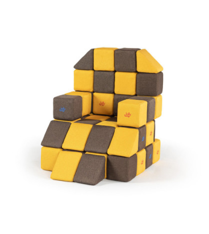 Magnetická stavebnica JollyHeap Medium set 50 blokov