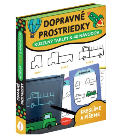 Kúzelný tablet & 40 návodov – DOPRAVNÉ PROSTRIEDKY