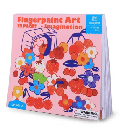 Maľovanie prstovými farbami Level 2 Umelec 30 listov