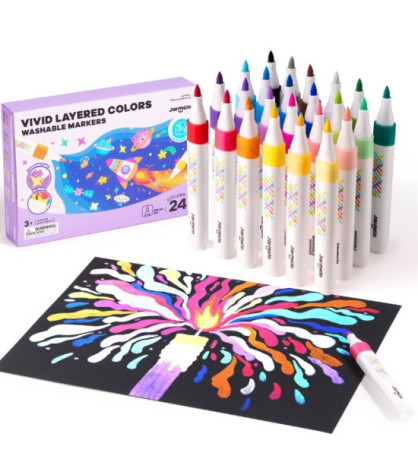 Fixky Umývateľné Vivid layered, 24 ks