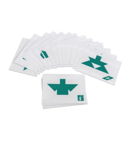 Tangramy - pracovné karty 25 ks