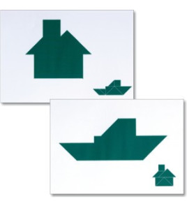 Tangramy - pracovné karty 25 ks