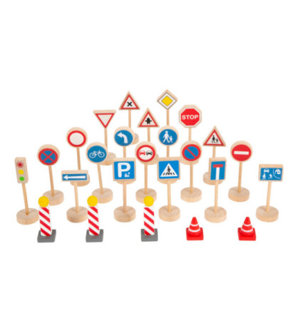 Sada dopravných značiek 25 kusov
