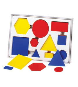 Geometrické tvary a farby - sada 60 ks