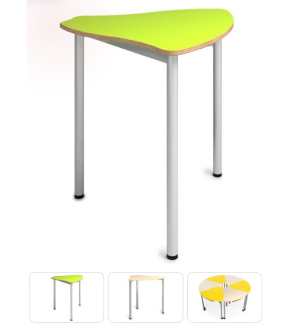 Stôl s tvarovou doskou 810 x712 mm