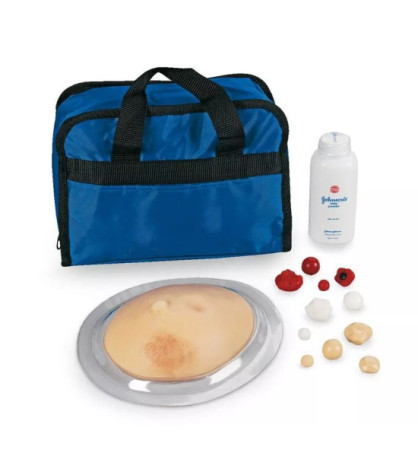 Cvičný simulátor vyšetrenia prsníka pohľadom a pohmatom