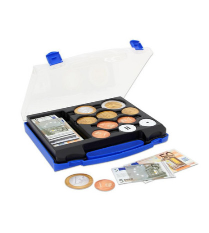 Demonštračná magnetická sada Euro peňazí v kufríku