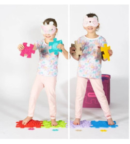 Set ortopedických podložiek - Taktilné pexeso