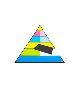 Potravinová pyramída - Magnetická podložka
