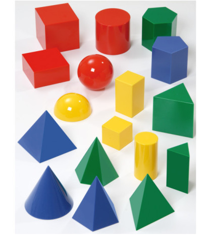 Veľké geometrické telesá (17 ks)