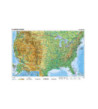 USA - všeobecnogeografická mapa 160x120cm, v AJ