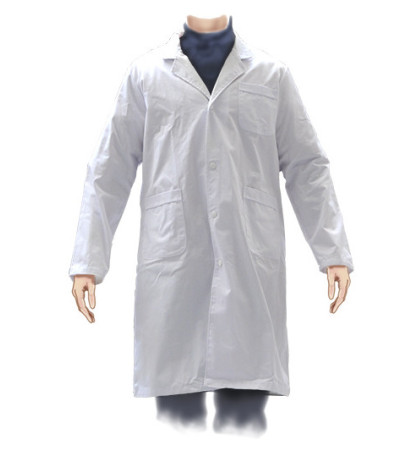 Laboratórny plášť, pánsky, bavlnený, vel. M