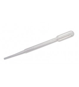 Plastová Pasteur pipeta 3ml, nesterilná, b/500 ks