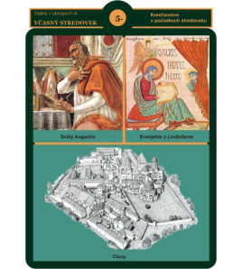 Dejiny v obrazoch - Raný stredovek - fólie - 13 ks