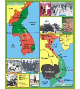 Vojna v Kórei a vo Vietname (dvojmapa)