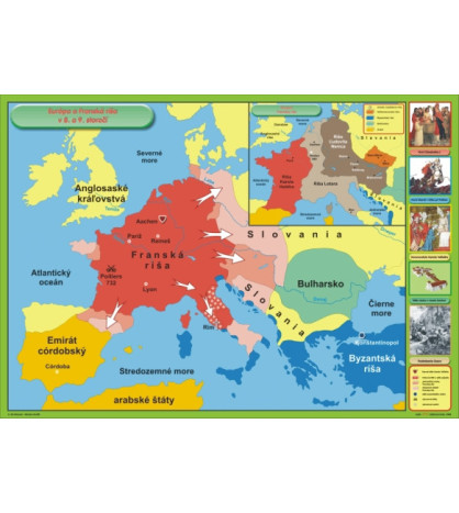Európa a Franská ríša v 8. - 9. storočí
