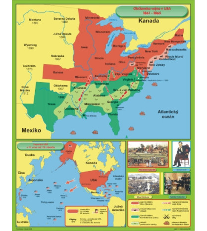 Občianska vojna v USA 1861-1865 (dvojmapa)