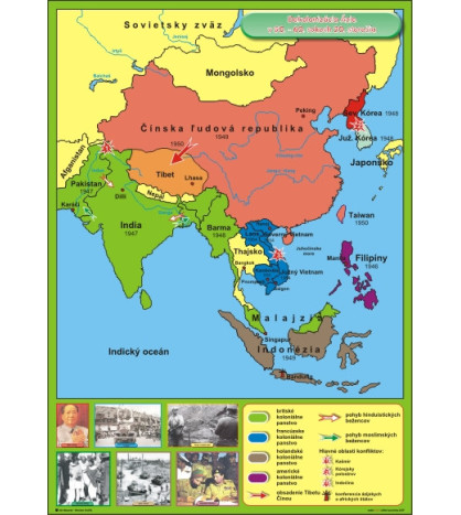 Dekolonizácia Ázie v 50. - 60.rokoch 20.storočia