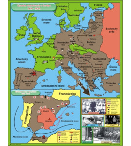 Úpadok demokracie v Európe 1919-1938 a občianska vojna v Španielsku (dvojmapa)