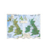 Západná Európa - všeobecnogeografická - hospodárska obojstranná mapa 160x120cm