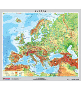 Mapa Európy - DUO, všeobecno-geografická/politická