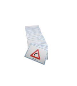 Súbor 48 kariet - dopravné značky A5 (21x15 cm)