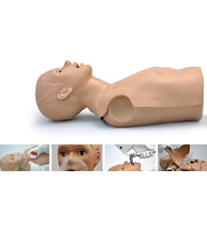 Figurína CPR Simon - dospelý, nácvik dýchania z úst do úst a masáže srdca