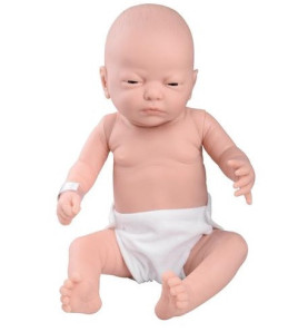Figurína na nácvik starostlivosti o novorodenca Basic - chlapec