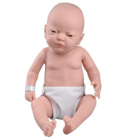 Figurína na nácvik starostlivosti o novorodenca Basic - dievča