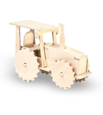 Traktor - drevená stavebnica