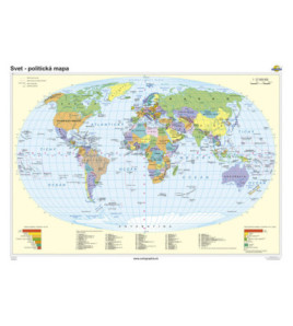 Svet - politická mapa 120x160cm