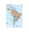 Južná Amerika - politická mapa - 120x160cm