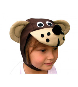 Kostýmová čiapka - Medveď