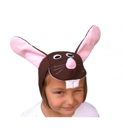 Kostýmová čiapka - Zajac