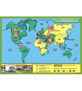 Globalizovaný svet na počiatku 21.storočia (mapa + CD)